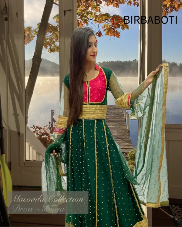 Birbaboti Shreya Dress (Blouse Lehenga / Evening Dress) From Masooda Collection Halo