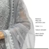 Birbaboti Rekha Dress (Blouse Lehenga / Evening Dress) From Masooda Collection Material 2