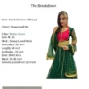 Birbaboti Shreya Dress (Blouse Lehenga / Evening Dress) From Masooda Collection Focus Breakdown