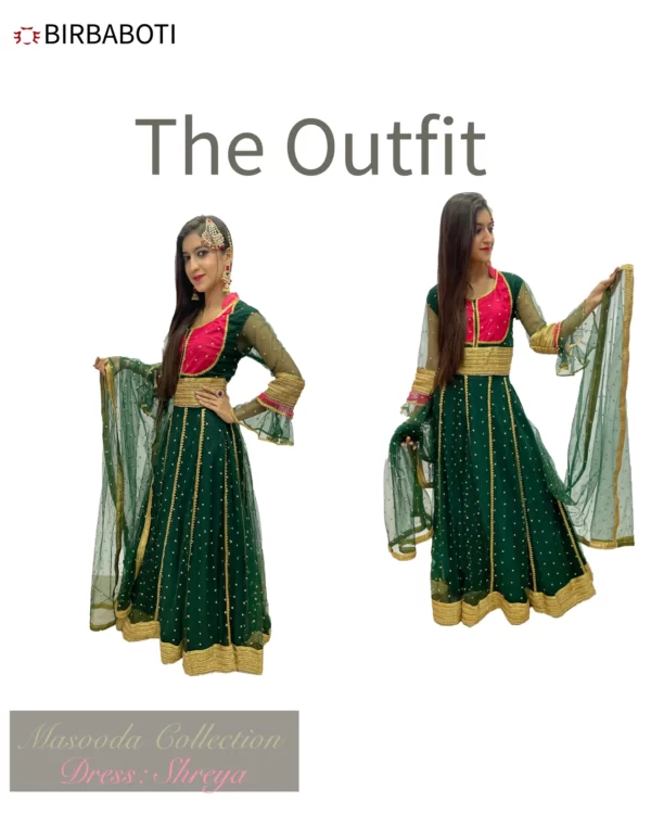 Birbaboti Shreya Dress (Blouse Lehenga / Evening Dress) From Masooda Collection Focus The Overview