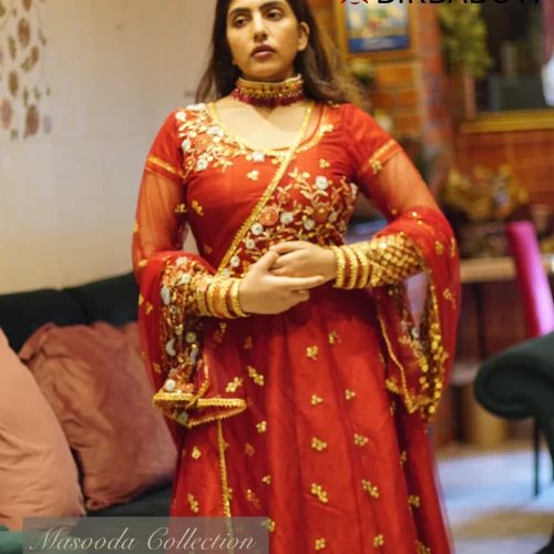 Birbaboti Padmavati Dress from Masooda Collection (Angrakha Koti Gown Set)