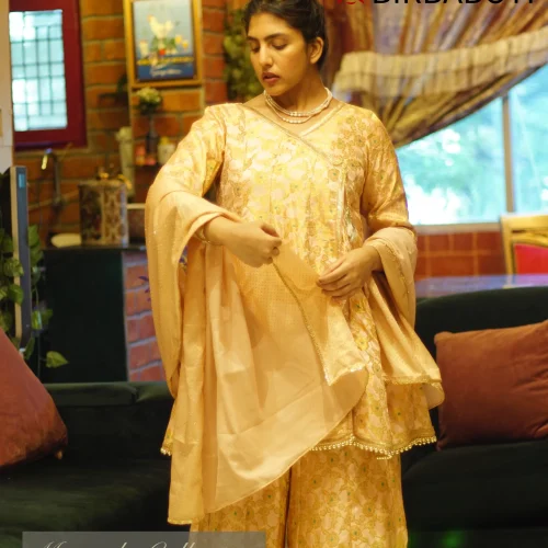 Birbaboti Madhubala from Masooda Collection (Angrakha Dress) The Halo 1