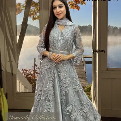 Birbaboti Rekha Dress (Blouse Lehenga / Evening Dress) From Masooda Collection Halo