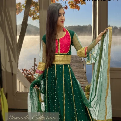 Birbaboti Shreya Dress (Blouse Lehenga / Evening Dress) From Masooda Collection Halo